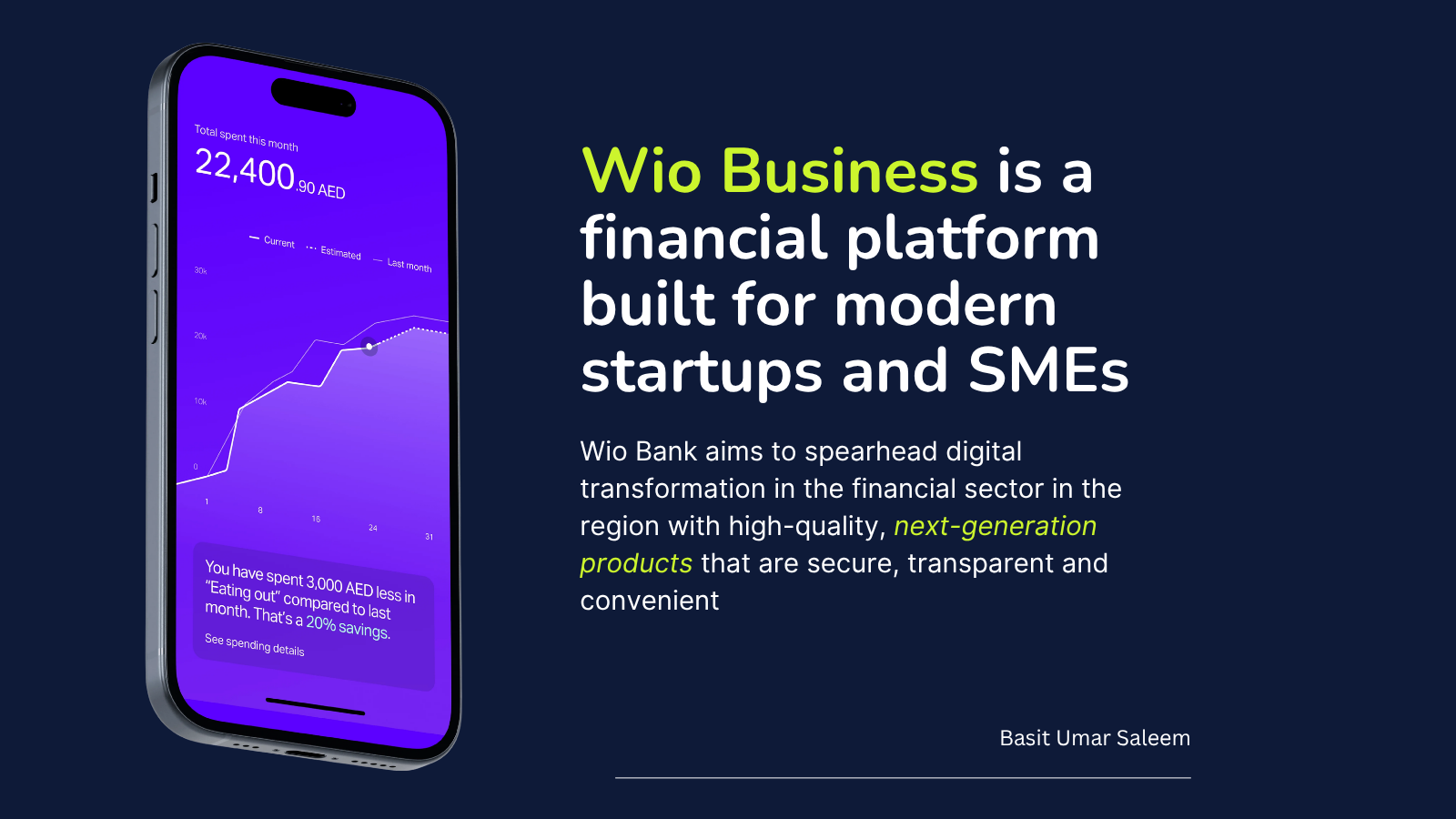 Wio Business digital banking app — Flutter enterprise